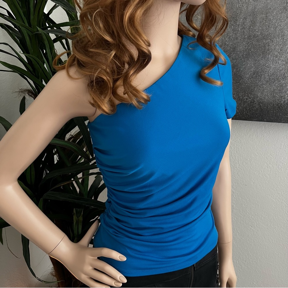 NEW Marciano Blue One Shoulder Party/Cocktail Top